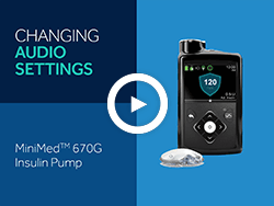 MiniMed 670G insulin pump Display Options