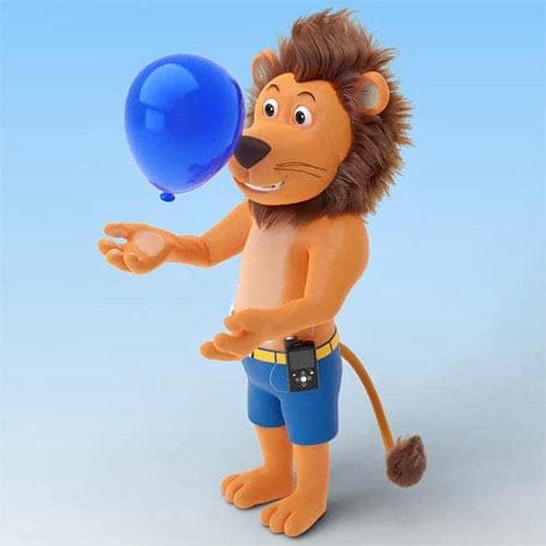 Lenny and blue balloon challenge