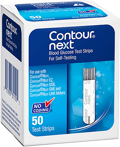 Contour Plus Elite Blood Glucose Monitoring System Glucometer with Contour  Plus Blood Glucose Test Strip 25S Free: Buy box of 1.0 Unit at best price  in India