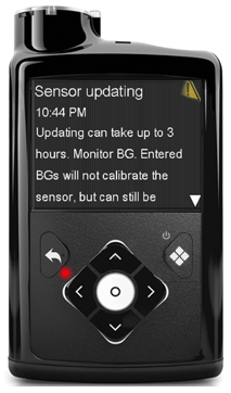 Sensor updating alert