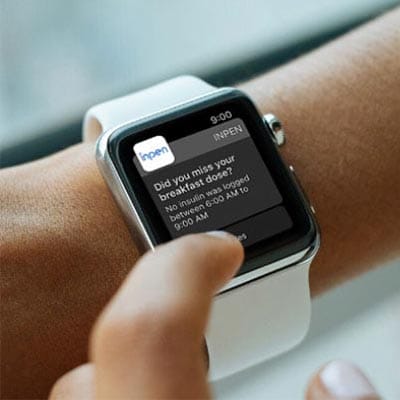 smart watch with inpen app