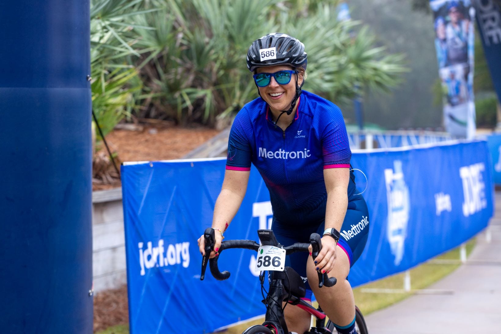 Medtronic Champion Heidi cycling